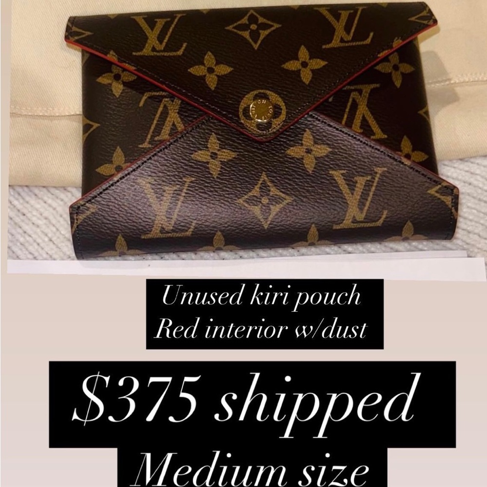 LV KIRI POUCH WITH RED INTERIOR Brand new